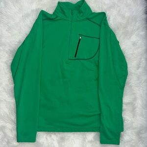 Tasc Green 1/4 Zip Long Sleeve Pullover Size‎ L